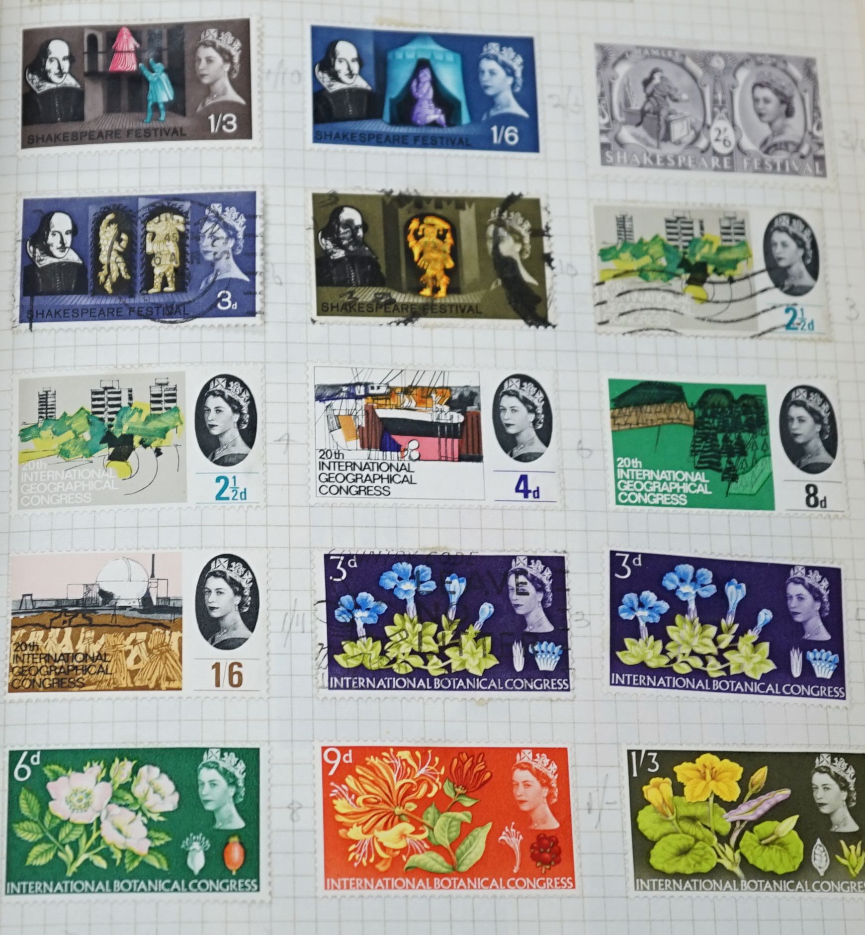 Six stamp albums with World and Commonwealth